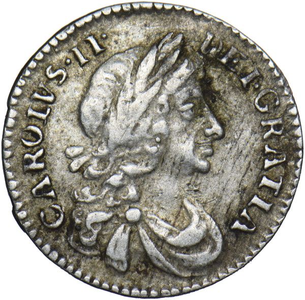 1675 Maundy Penny - Charles II British Silver Coin - Nice