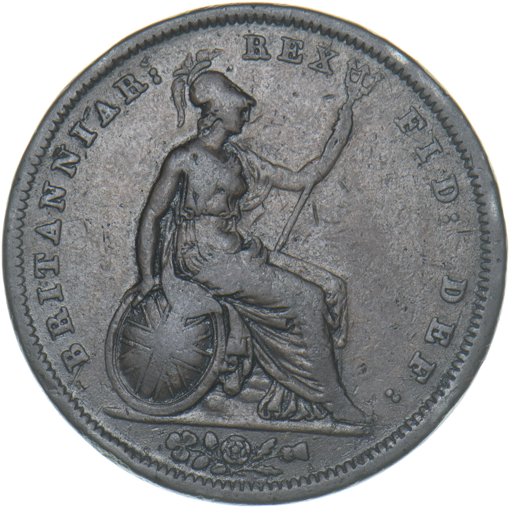 1826 Penny IV British Copper Coin The Coin King