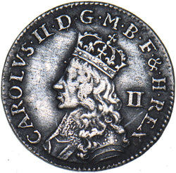 1660’s Undated  Maundy Twopence - Charles II British Silver Coin - Nice