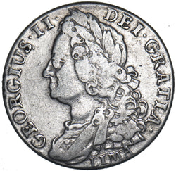 1745 LIMA Shilling - George II British Silver Coin