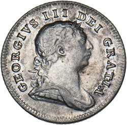 1805 Ireland 10 Pence Bank Token - George III Silver Coin - Nice