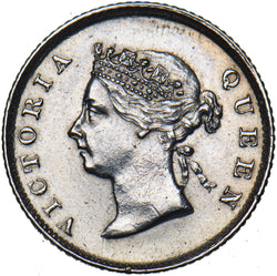 1891 British Guiana West Indies Four Pence - Victoria Silver Coin - Nice