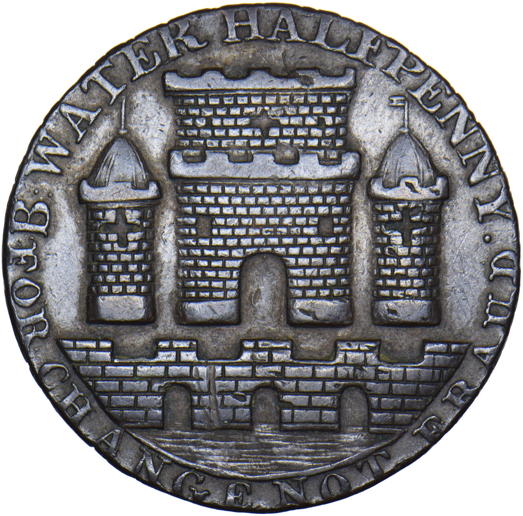 1794 Bridgewater I.Holloway Post Office Halfpenny Token Somersetshir