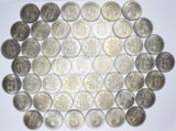 1947 - 1967 High Grade Halfrowns Lot (50 Coins) - British Coins