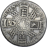 1691 Crown - William & Mary British Silver Coin