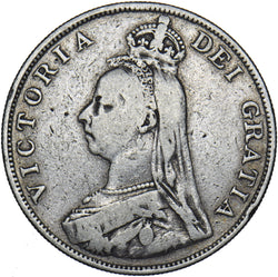 1889 Double Florin - Victoria British Silver Coin