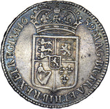 1689 Halfcrown (FRA for FR) - William & Mary British Silver Coin - Nice