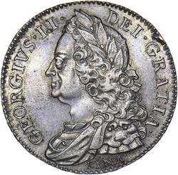 1746 LIMA Halfcrown - George II British Silver Coin - Very Nice