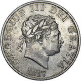 1817 Halfcrown - George III British Silver Coin - Nice
