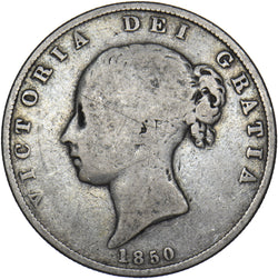 1850 Halfcrown - Victoria British Silver Coin