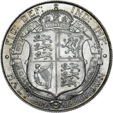 1902 Halfcrown - Edward VII British Silver Coin - Superb