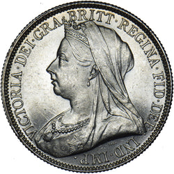 1893 Florin - Victoria British Silver Coin - Superb