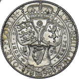1898 Florin - Victoria British Silver Coin - Superb