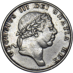 1813 Eighteenpence Bank Token - George III British Silver Coin - Nice