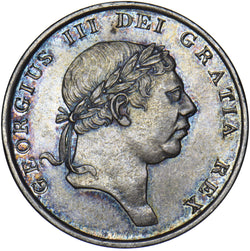 1814 Eighteenpence Bank Token - George III British Silver Coin - Superb