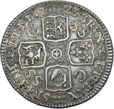 1723 SSC Shilling - George I British Silver Coin - Nice