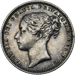 1876 Shilling (Die no. 11) - Victoria British Silver Coin - Nice