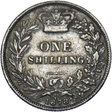 1878 Shilling (Die no 55) - Victoria British Silver Coin