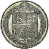 1891 Shilling - Victoria British Silver Coin - Very Nice