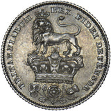 1829 Sixpence - George IV British Silver Coin - Very Nice