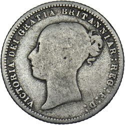 1873 Sixpence (Die no. 44) - Victoria British Silver Coin