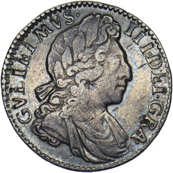 1702 Maundy Fourpence - William III British Silver Coin - Nice
