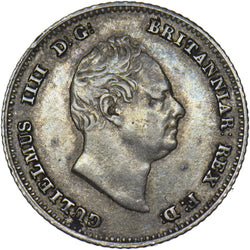 1836 Groat (Fourpence) - William IV British Silver Coin - Nice