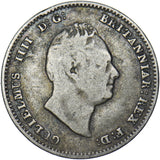 1835 Threepence - William IV British Silver Coin