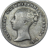 1845 Threepence - Victoria British Silver Coin