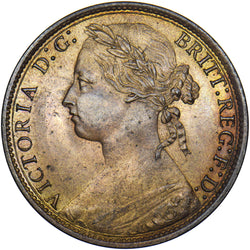 1879 Penny - Victoria British Bronze Coin - Superb