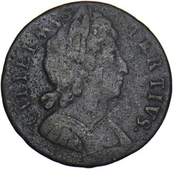 1699 Halfpenny - William III British Copper Coin