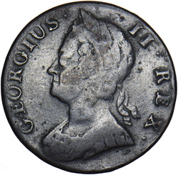 1740 Halfpenny - George II British Copper Coin