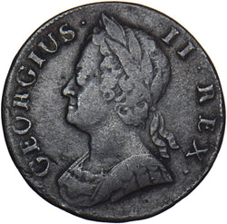 1742 Halfpenny - George II British Copper Coin
