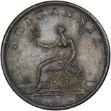1806 Halfpenny - George III British Copper Coin - Very Nice