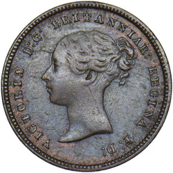 1844 Half Farthing -   Copper Coin - Very Nice