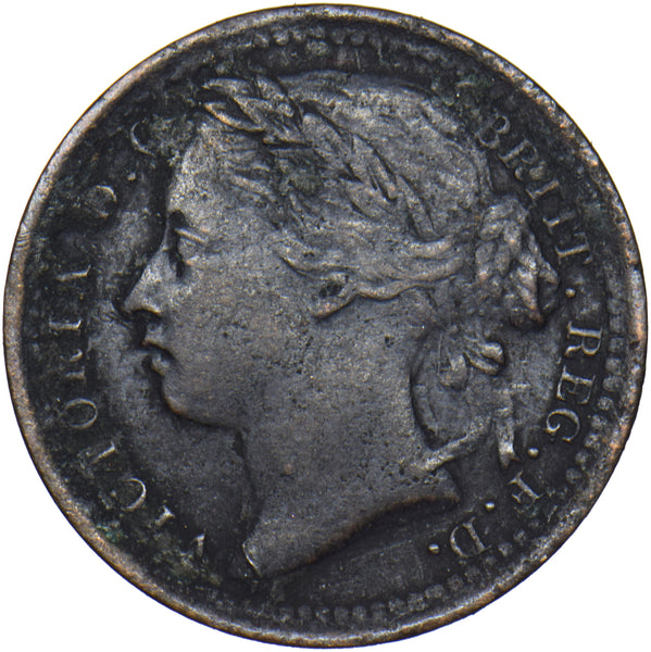 1866 Third Farthing - Victoria British Bronze Coin