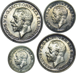 1932 Maundy Set - George V British Silver Coins - Superb