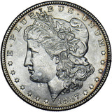 1887 Morgan Dollar - USA Silver Coin - Very Nice