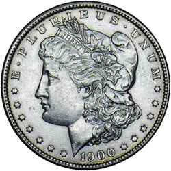 1900 Morgan Dollar - USA Silver Coin - Very Nice