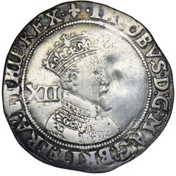 1604-5 Shilling - James I British Silver Hammered Coin - Nice