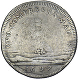 1697 James Prince of Wales Jacobite Silver Medal - 25mm