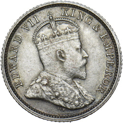 1903 British Guiana West Indies Four Pence - Edward VII Silver Coin - Very Nice