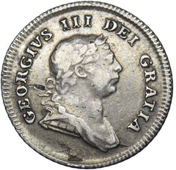 1805 Ireland 5 Pence Bank Token - George III Silver Coin - Nice