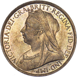 1901 Penny - Victoria British Bronze Coin - Superb