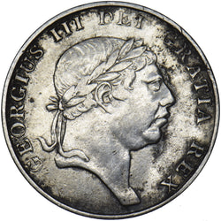 1813 Ireland 10 Pence Bank Token - George III Silver Coin - Nice