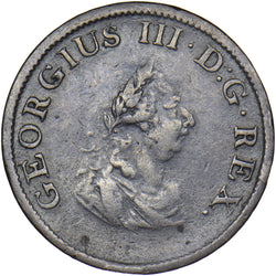1805 Ireland Halfpenny - George III Copper Coin - Nice