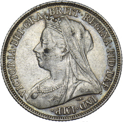 1898 Shilling - Victoria British Silver Coin - Nice