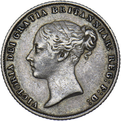 1866 Sixpence - Victoria British Silver Coin - Nice