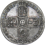 1758 Sixpence - George II British Silver Coin - Nice