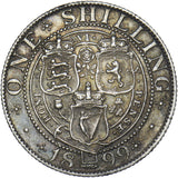 1899 Shilling - Victoria British Silver Coin - Very Nice